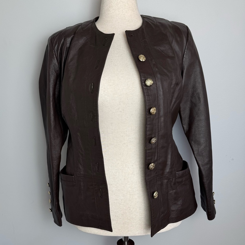 Vintage Leather Jacket by Moda Spiegel